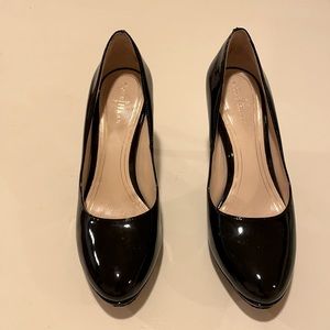 Cole Haan patent leather pumps with Nike Air Sole